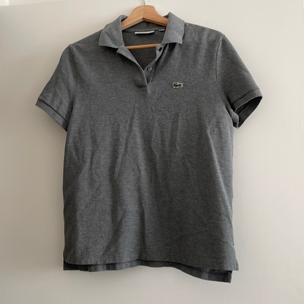 Lacoste Polo Grey Size Small